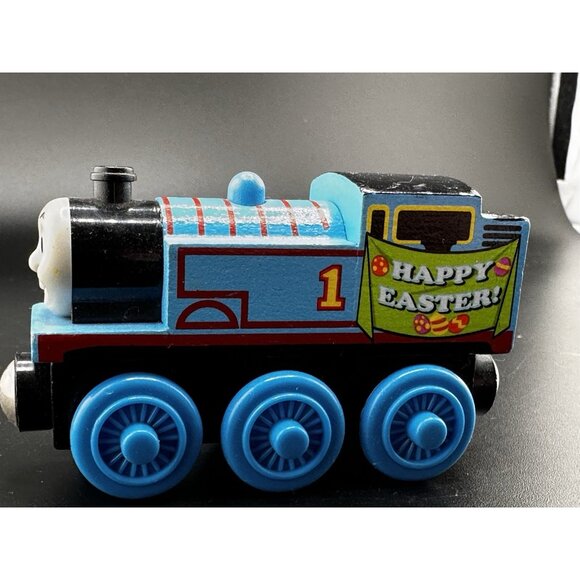 EASTER Thomas The Train Wooden Railway Vtg 2003 Limited Ed. Learning Curve-1 - Picture 3 of 11